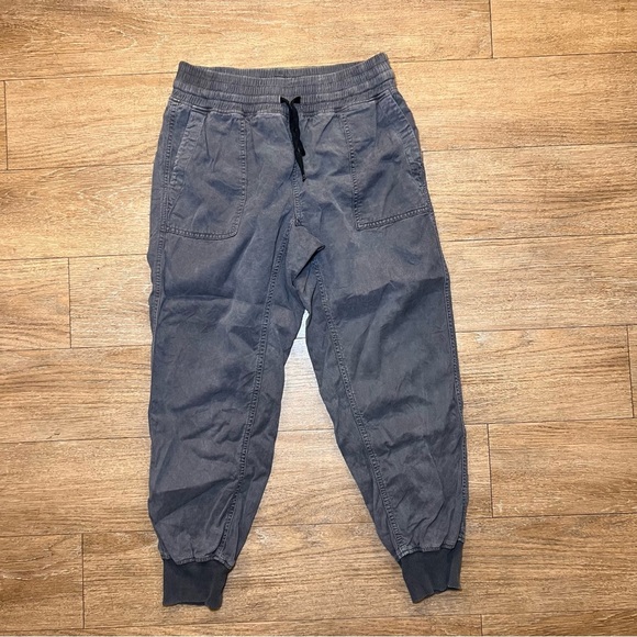 Zara Gray Jogger Sweatpants with Elastic Cuffs - Picture 1 of 3